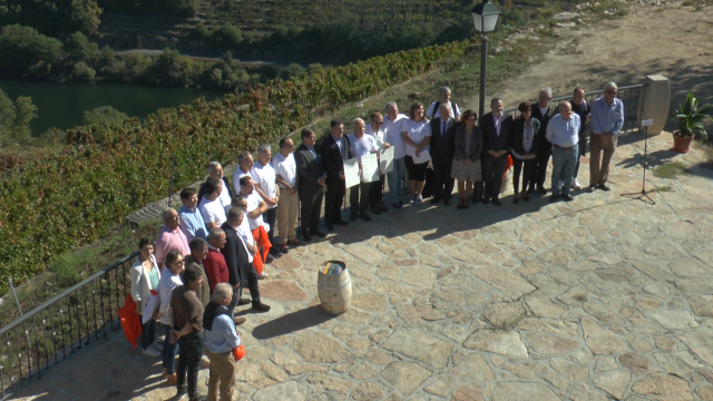 Reitores de universidades europeas e americanas no Camiño de Inverno pola Ribeira Sacra