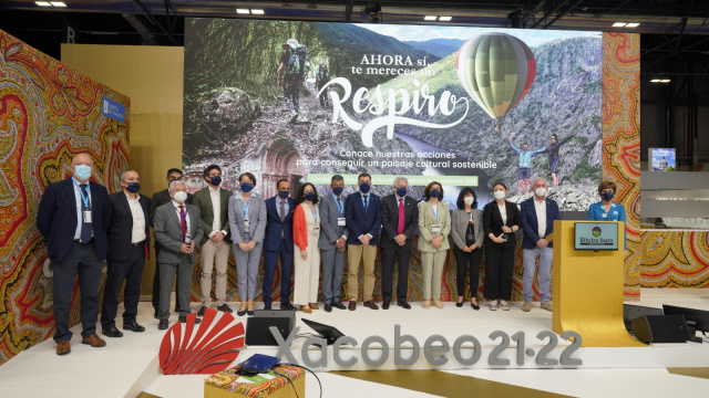 'Agora sí, mereces un respiro', slogan da Ribeira Sacra en Fitur 2021